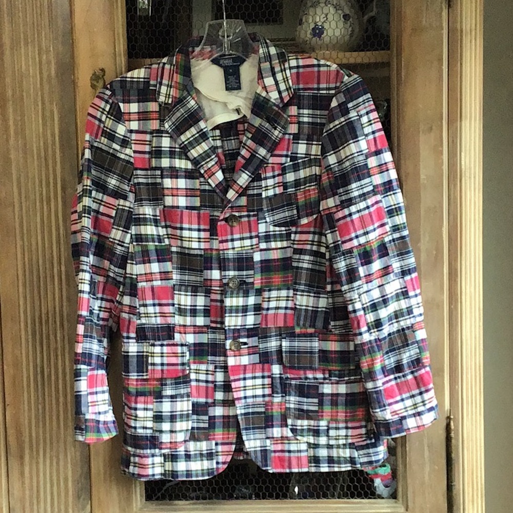 Ralph Lauren Polo Madras Blazer